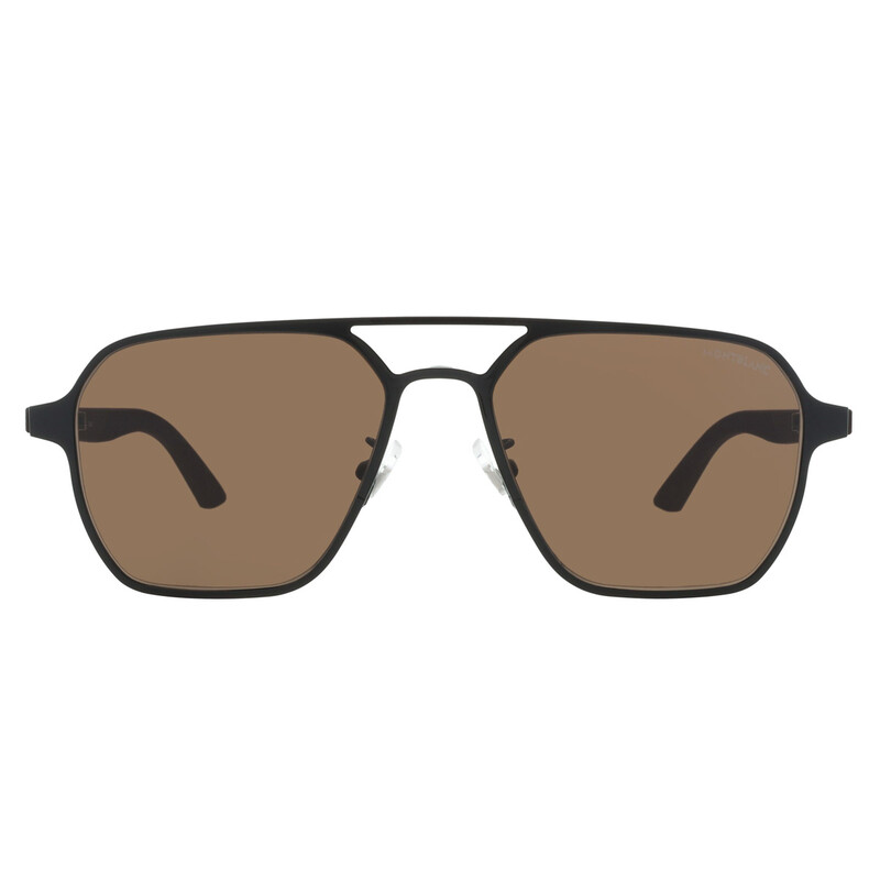 Montblanc Brown Navigator Men's Sunglasses MB0360S 002 56