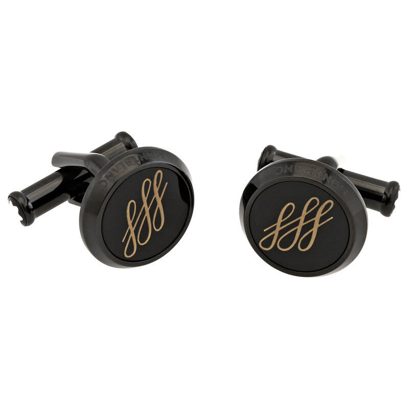 Montblanc Calligraphy Stainless Steel Cufflink 124209