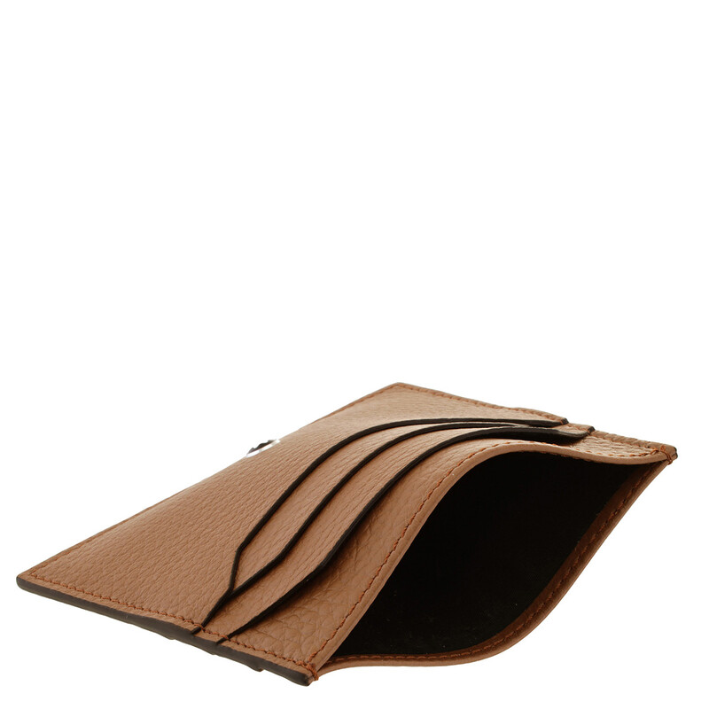 Montblanc Caramel Grain Leather Card Holder 198368 4062037802978