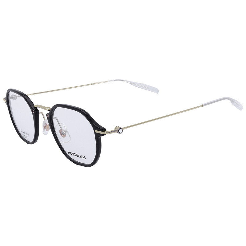 Montblanc Demo Geometric Men's Eyeglasses MB0296O 001 50
