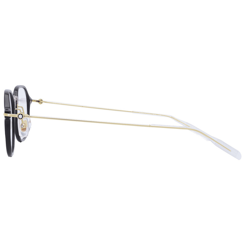 Montblanc Demo Geometric Men's Eyeglasses MB0296O 001 50