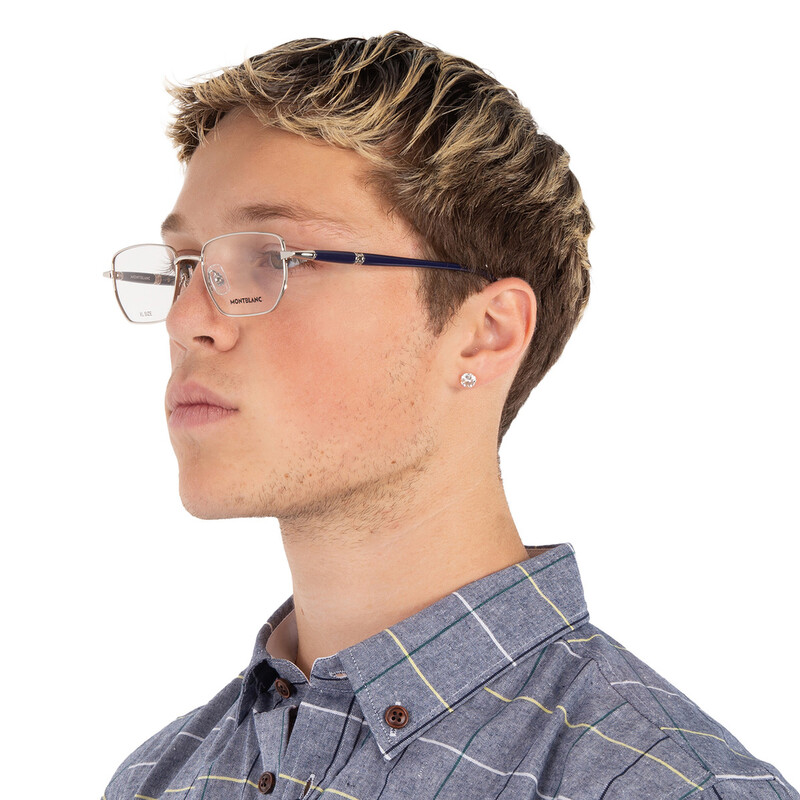 on coreT 限定色 frame メンズM Montblanc Demo Rectangular Men's Eyeglasses MB0347O 005 54