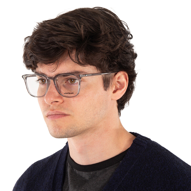 Montblanc Demo Square Men's Eyeglasses MB0089OK 003 52