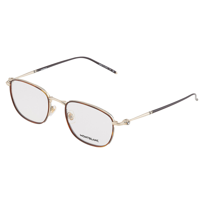 Montblanc Demo Square Men's Eyeglasses MB0161O 003 52 889652322704
