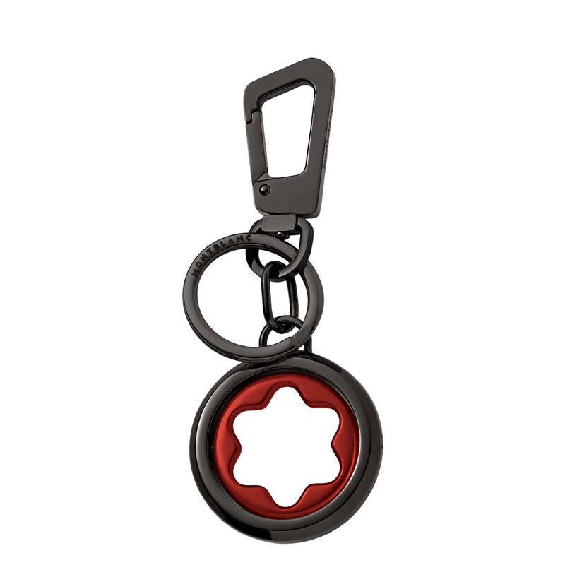Montblanc Emblem Detailed Spinning Keychain 131107 4062037110608