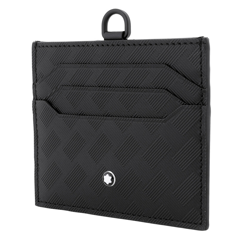 美品 モンブラン マネークリップ ホワイトスター ブラック レザー カードケース Montblanc Extreme 3.0 Black Leather Card Holder 129979