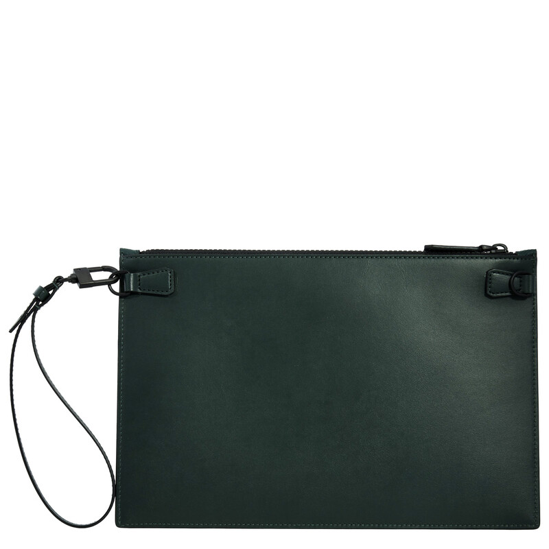 Mont Blanc☆断捨離出品中 Montblanc Extreme 3.0 British Green Leather Pouch with Strap