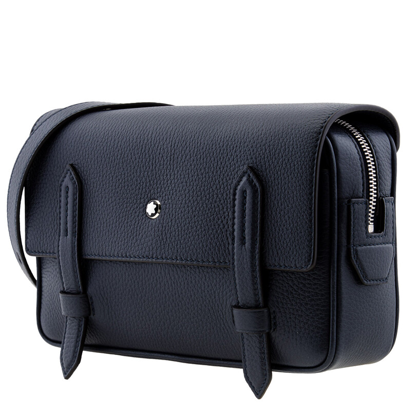 Mont Blanc ブラック メッセンジャーバッグ Montblanc Grain Messenger Bag 220037 4062037985169 - Handbags