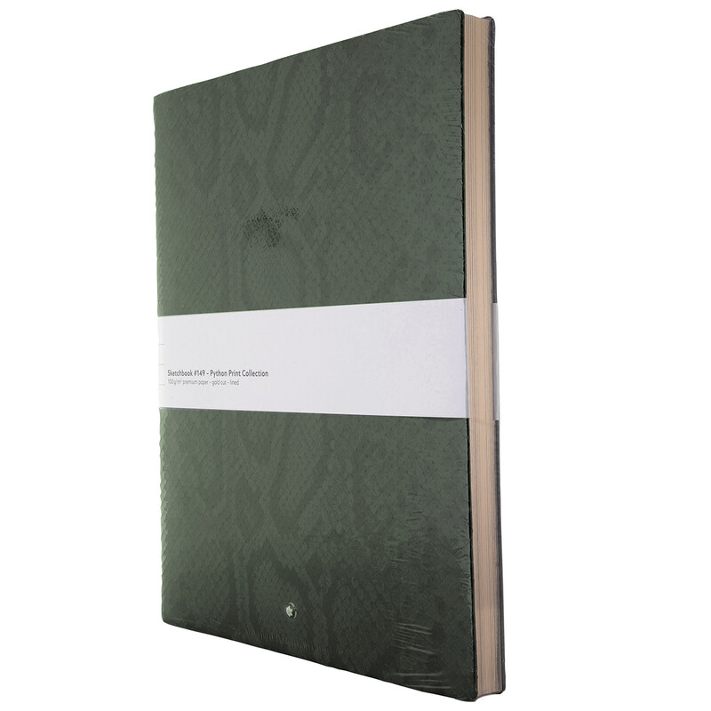 Montblanc Green Python Print Notebook #149 125885 4062037005041 - Jomashop