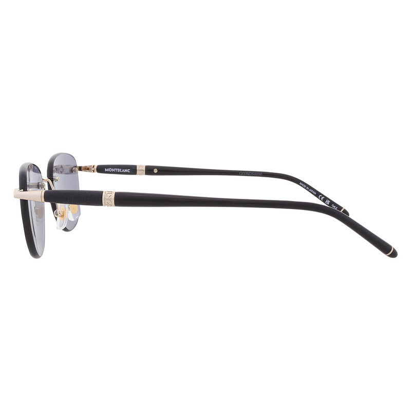 Montblanc Grey Oval Men's Sunglasses MB0412S 001 48 889652542942