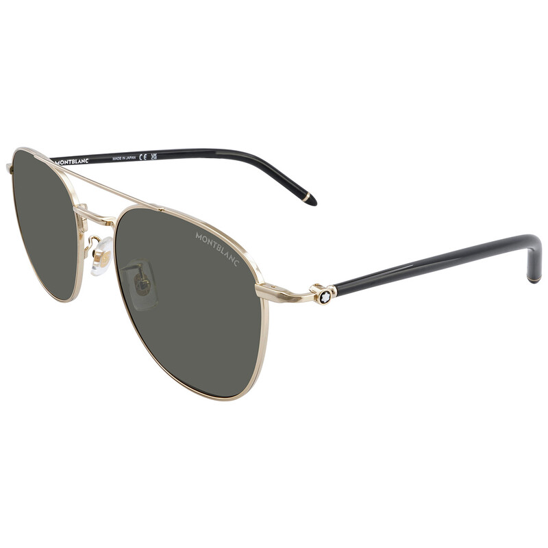 Montblanc Grey Pilot Men's Sunglasses MB0271S 006 56 889652421872