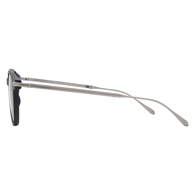 Montblanc Grey Round Men's Sunglasses MB0407S 002 49 889652542904