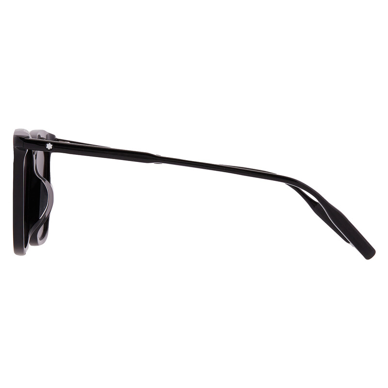 Montblanc Grey Square Men's Sunglasses MB0084SK 001 56