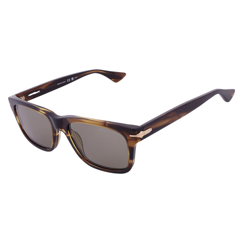 Montblanc Grey Square Men's Sunglasses MB0263S 006 54 889652512396