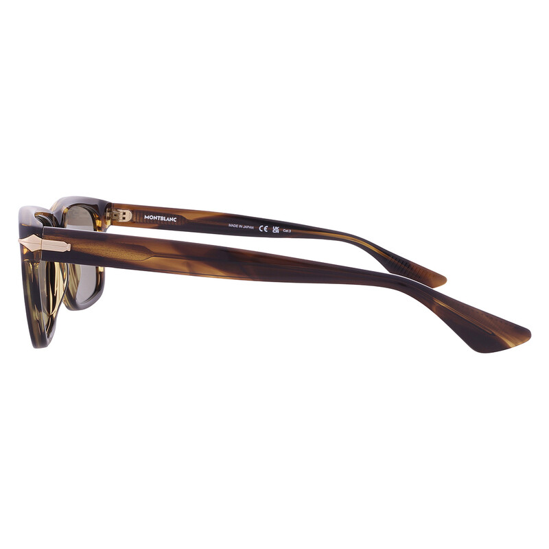 Montblanc Grey Square Men's Sunglasses MB0263S 006 54 889652512396