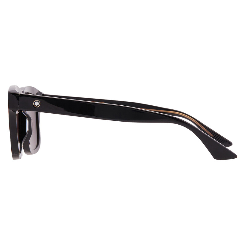 Montblanc Grey Square Men's Sunglasses MB0319S 001 55 889652477008