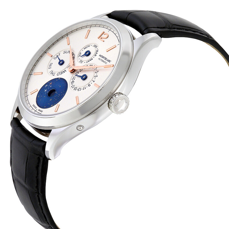 Montblanc Heritage Chronometrie Quantieme Automatic Silver Dial