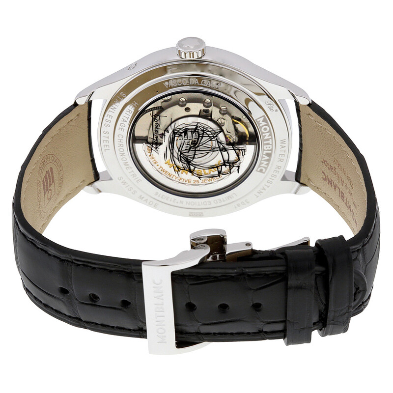 Montblanc Heritage Chronometrie Quantieme Automatic Silver Dial