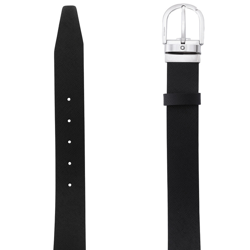 Montblanc Horseshoe Buckle 35 Reversible Leather Belt 131176