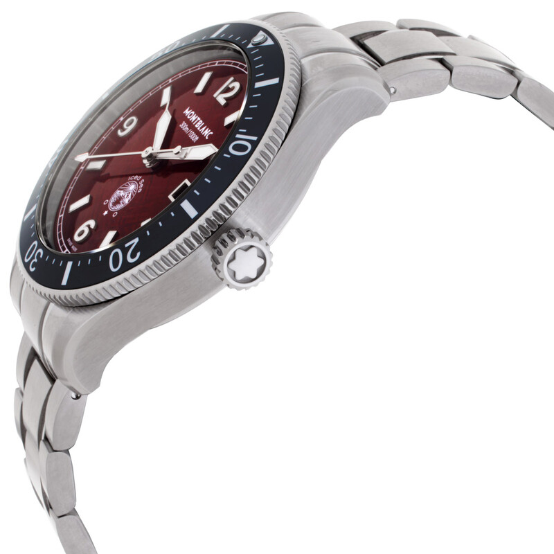 Montblanc Iced Sea Burgundy Automatic Men's Watch 132291 - Watches
