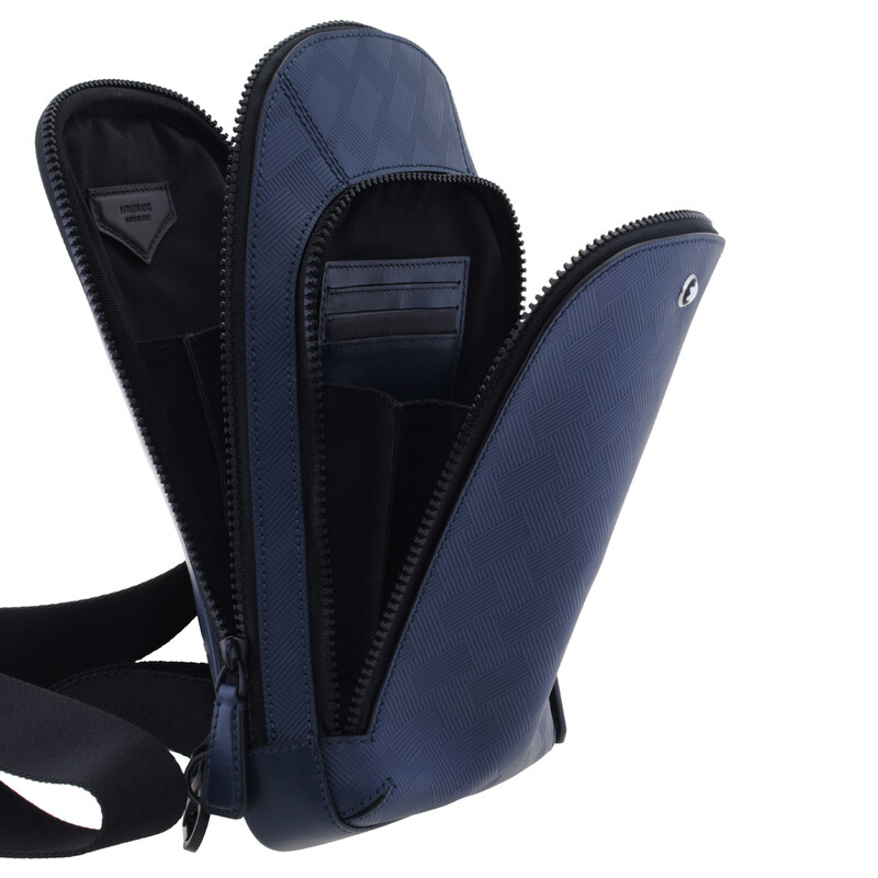 Montblanc Ink Blue Extreme 3.0 Cowhide Sling Bag 198051