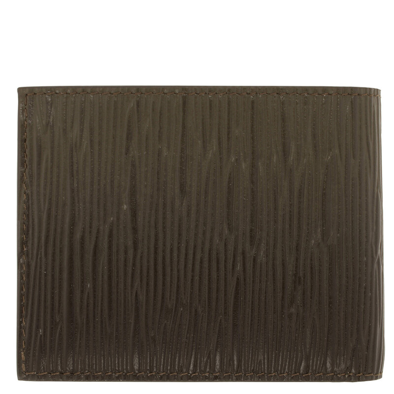 Montblanc Khaki 4810 Leather Bi-Fold Wallet 220274 4069153001087 ...