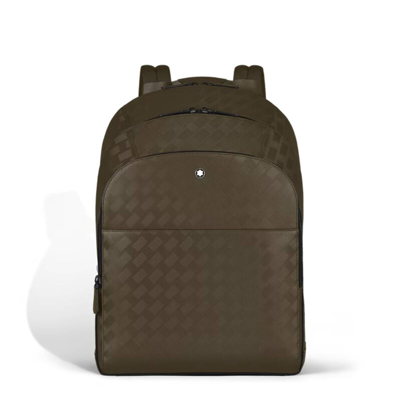 Montblanc Large Backpack With 3 Compartments In Extreme Leather