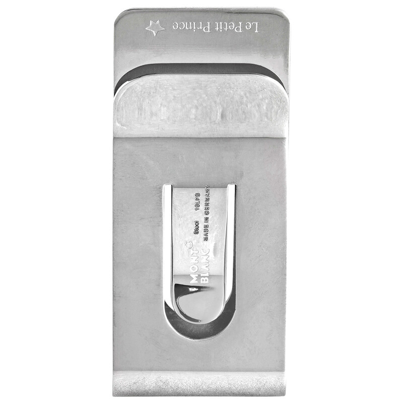 モンブラン/マネークリップ/財布/シルバー/MONTBLANC/ロゴ/良品/レア Montblanc Le Petit Prince Stainless Steel Silver Money Clip 123796
