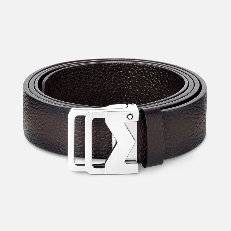 Montblanc M Buckle Sfumato Leather Belt 131180 4062037111384