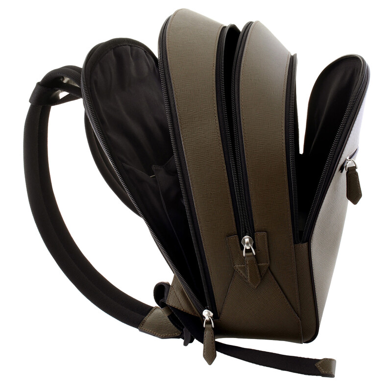 Montblanc Medium Backpack with 3 Compartments in Sartorial Leather