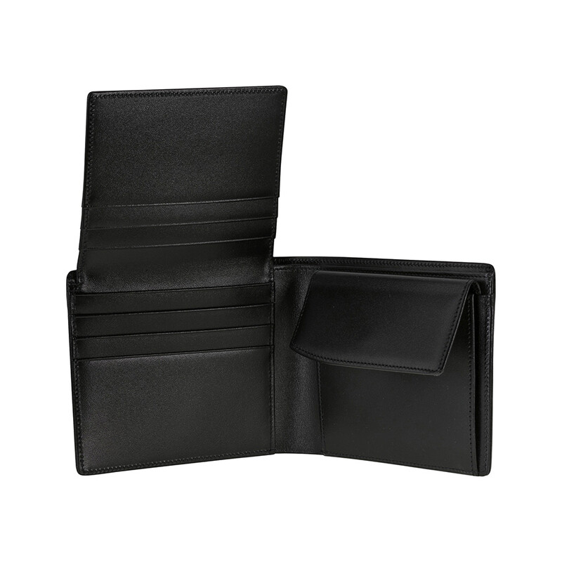 Montblanc Meisterstuck 10CC Men's Leather Wallet With Coin Case