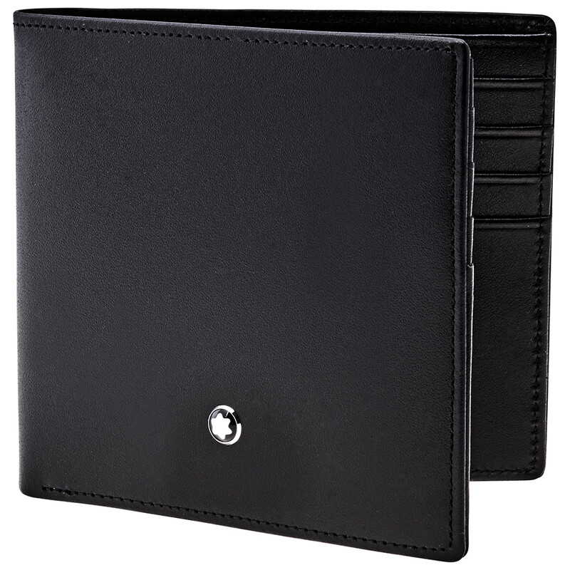 Montblanc Meisterstuck 8 CC Black Leather Wallet 7163 198310