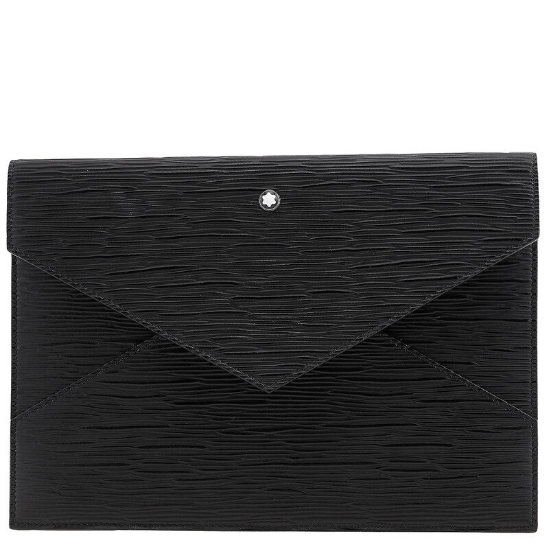 Montblanc Meisterstuck Black Leather 4810 Envelope Pouch 130921