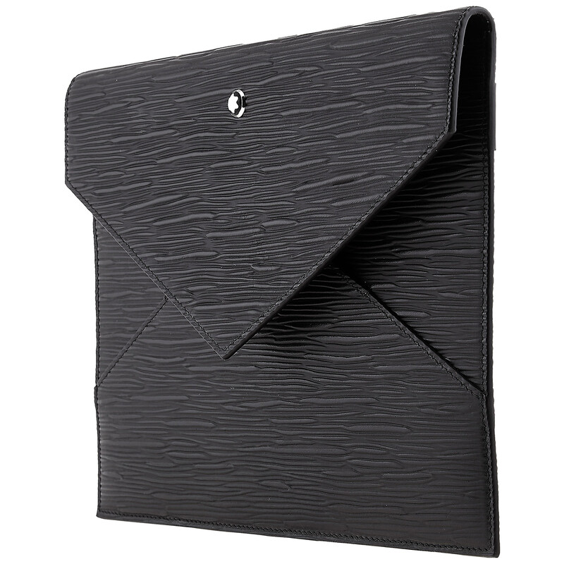 Montblanc Meisterstuck Black Leather 4810 Envelope Pouch 130921