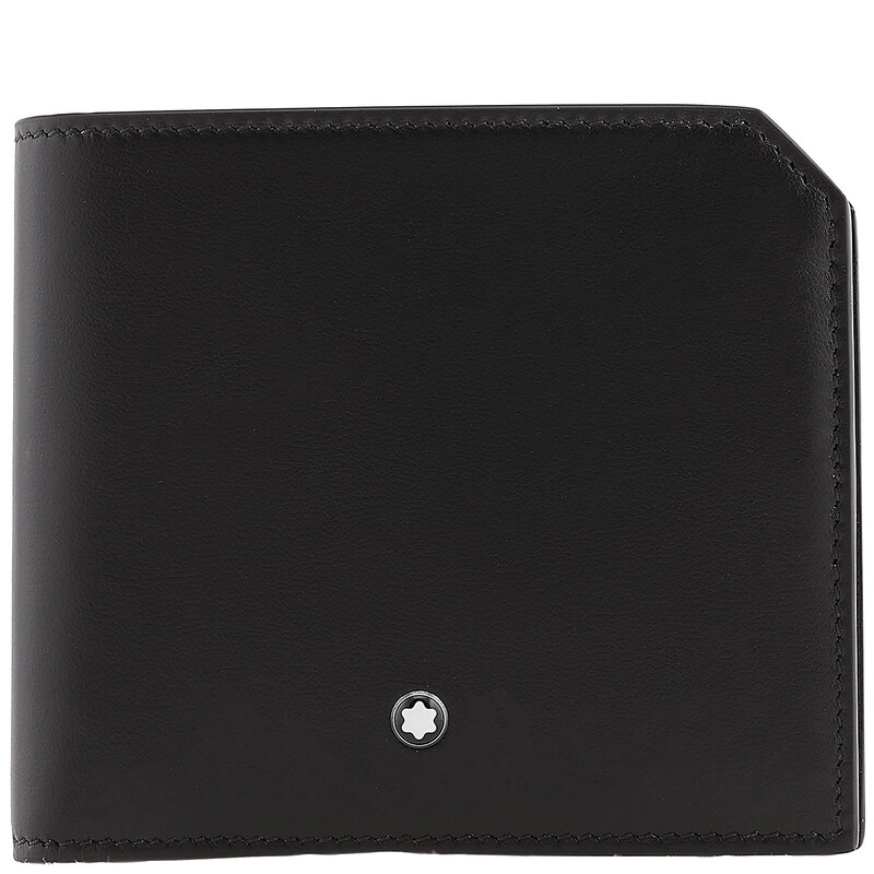 ✨未使用✨MONT BLANC モンブラン ウエストサイドウォレット ブラック Montblanc Meisterstuck Black Selection Soft 4cc Wallet 131247