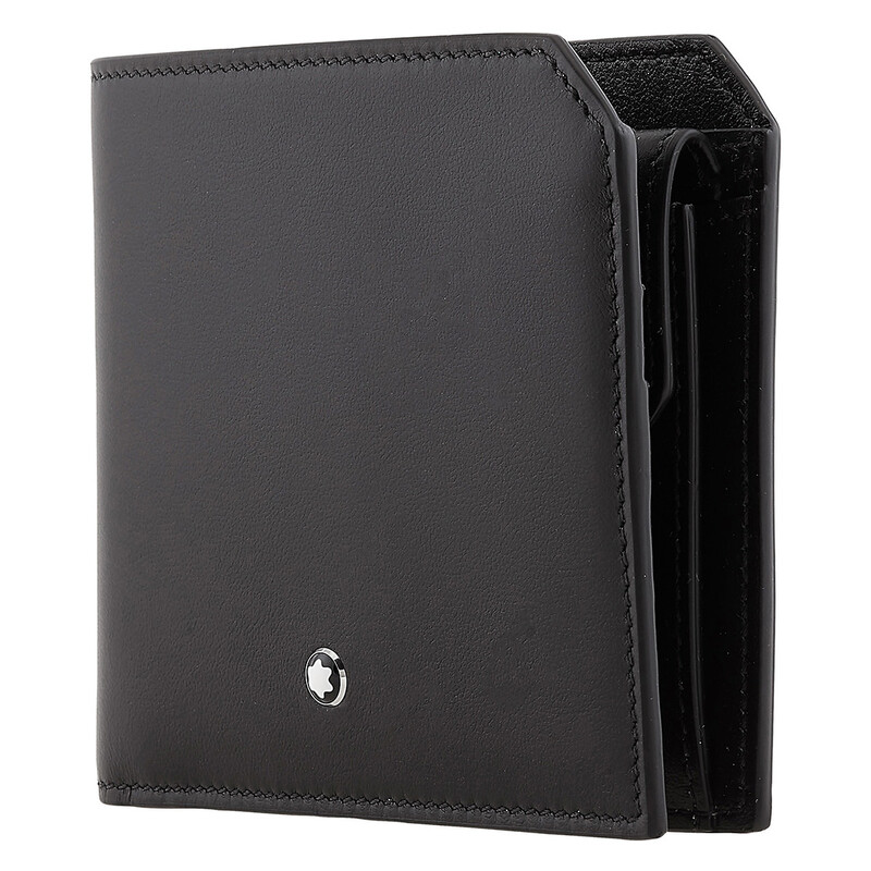 ✨未使用✨MONT BLANC モンブラン ウエストサイドウォレット ブラック Montblanc Meisterstuck Black Selection Soft 4cc Wallet 131247