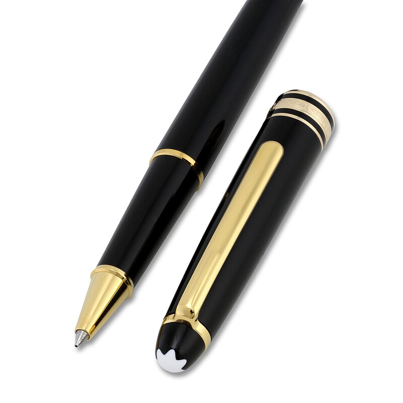 美品❤️ル ネサックドルネ Montblanc MeisterstÃ¼ck Gold-Coated Rollerball 132457