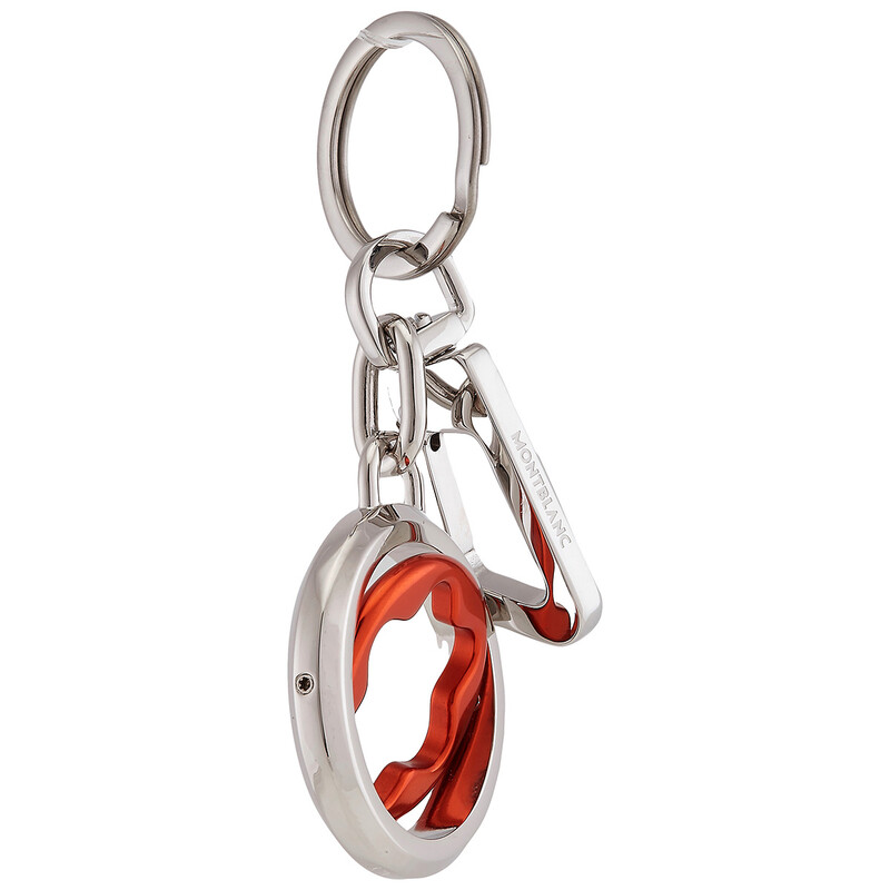 Montblanc Meisterstuck Spinning Emblem Stainless Steel Key Fob