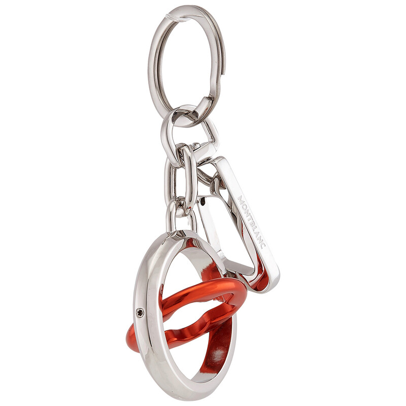Montblanc Meisterstuck Spinning Emblem Stainless Steel Key Fob
