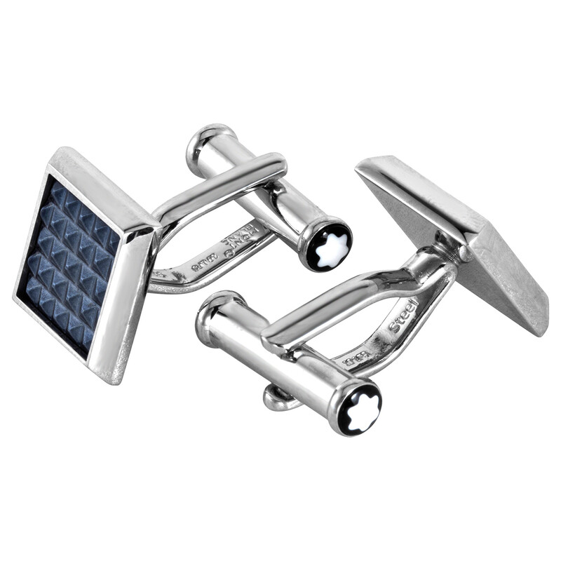 MONT BLANC MEISTERSTÜCKカフリンクス シルバー 30254 Montblanc Meisterstuck Stainless Steel Cufflink 123805