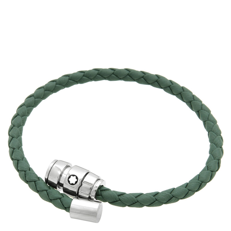 Montblanc Meisterstuck Steel 3 Rings Bracelet, Size 63 MB133151