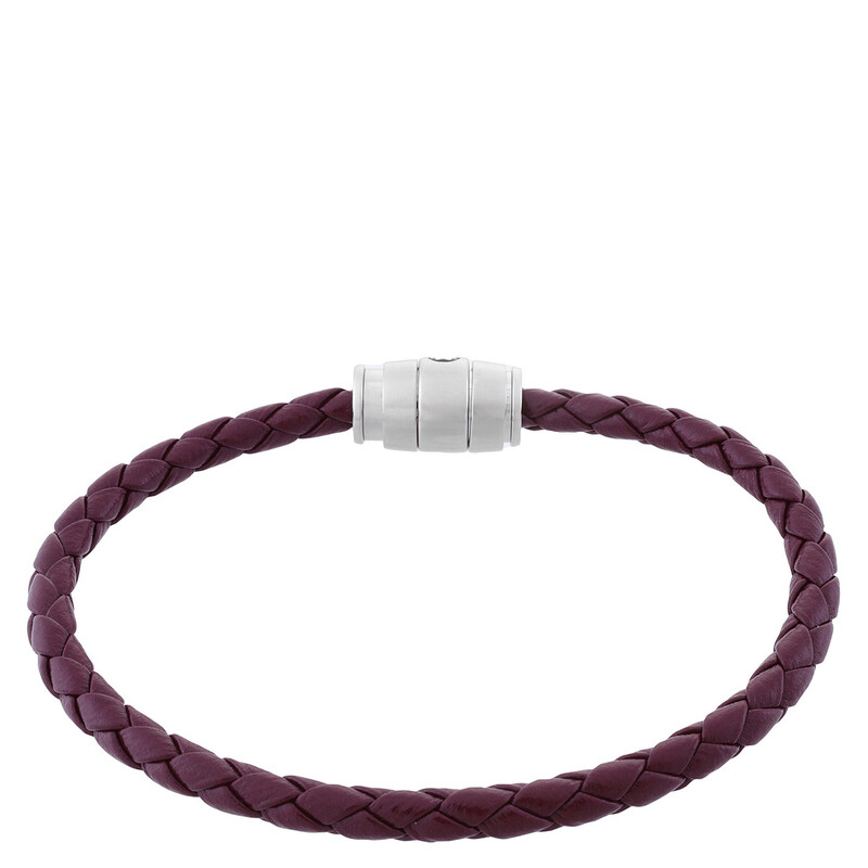 Montblanc Meisterstuck Woven Leather Bracelet, Size 68 13431368