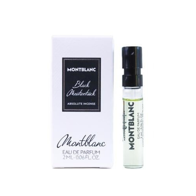 MontBlanc Men's Black Meisterstuck EDP Spray 0.06 oz Fragrances 3386460143349