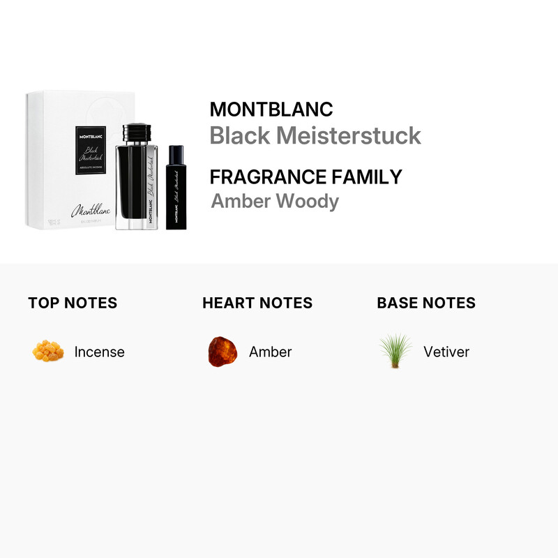 Montblanc Men's Black Meisterstuck 2pcs EDP Gift Set Fragrances