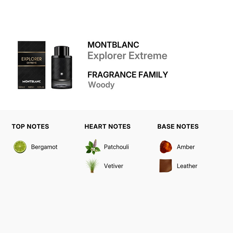 Montblanc Men's Explorer Extreme Parfum 3.4 oz Fragrances