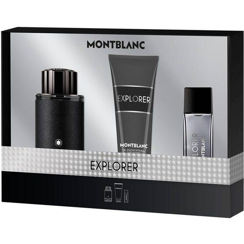 MontBlanc Men's Explorer 3pcs EDP Gift Set Fragrances 3386460155687
