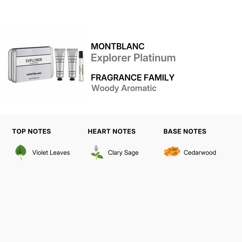 Montblanc Men's Explorer Platinum Gift Set Fragrances