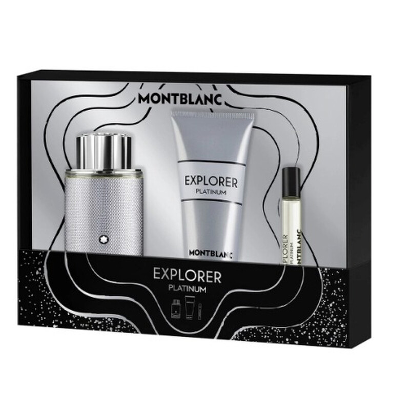 Montblanc Men's Explorer Platinum Gift Set Fragrances