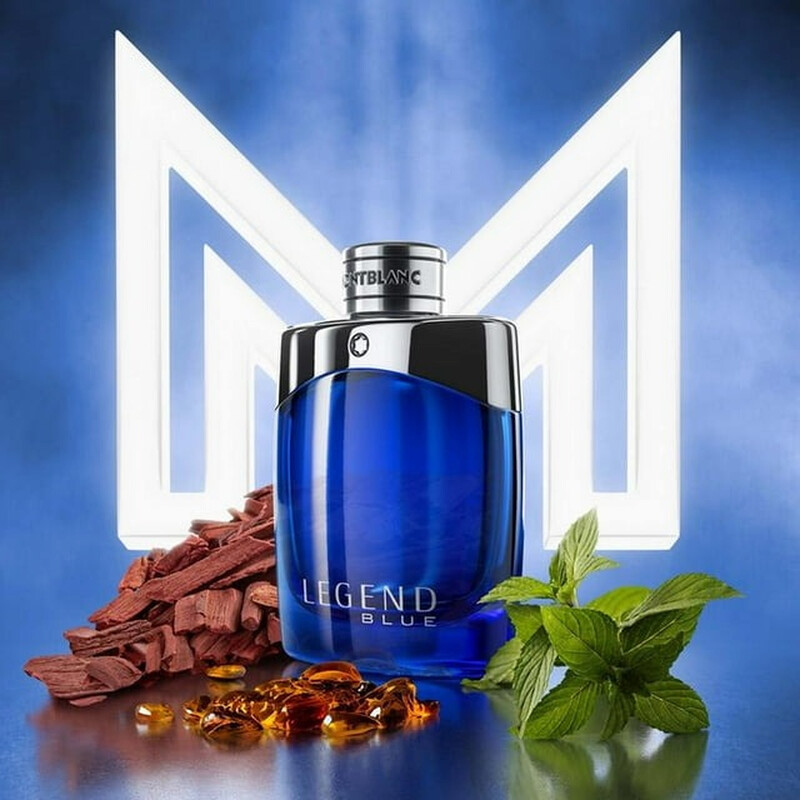 廃盤】MONTBLANC ENCRE BLUE ガラスボトル Montblanc Men's Legend