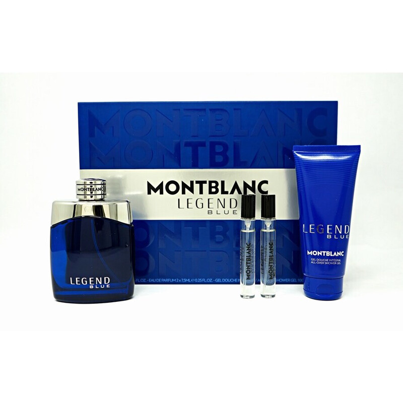 Montblanc Men's Legend Blue Gift Set Fragrances 3386460167000